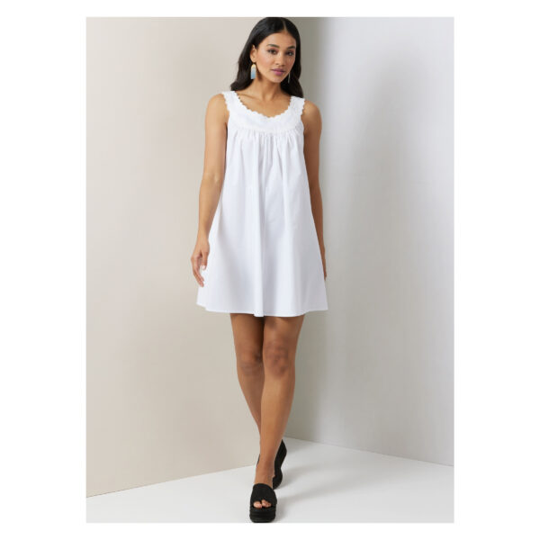 Vogue Schnittmuster V2026 - legeres Sommerkleid mit Rundpasse – Bild 4
