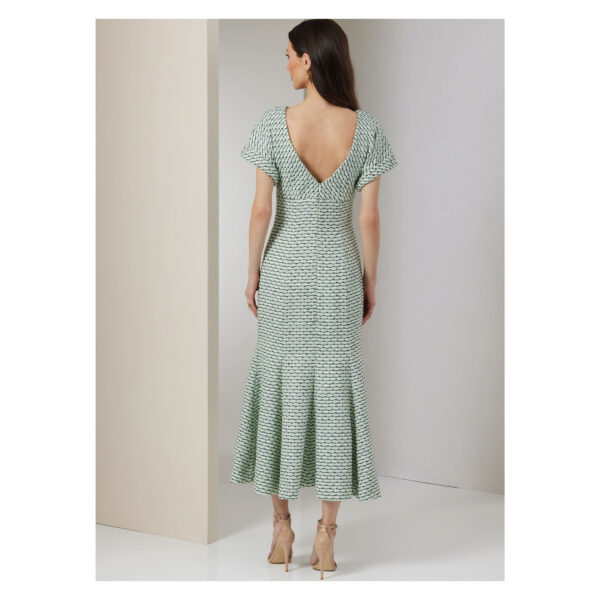 Vogue Schnittmuster - V2027 - ausgefallenes Abendkleid, Godetfalten – Bild 4