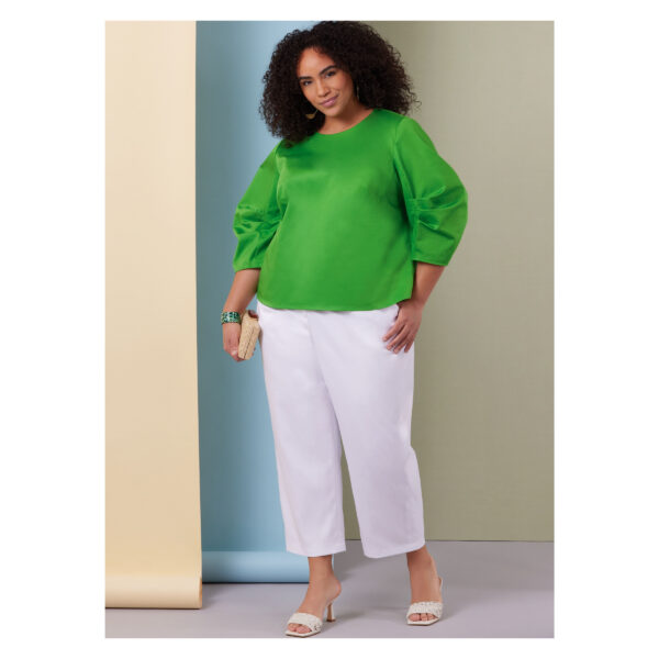 Butterick Schnittmuster - B7002 - Bluse, Hose, Rock, schlichte Eleganz – Bild 5