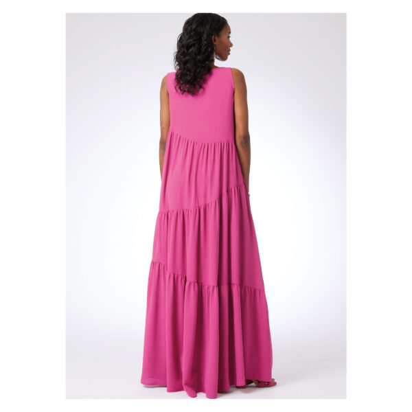 McCalls Schnittmuster M8506 - langes Sommerkleid mit Stufenrock – Bild 5