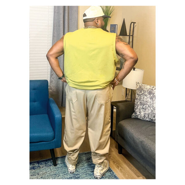 knowME Schnittmuster - ME2088 - legere  Herrenhose, ärmelloses Herrenshirt – Bild 5