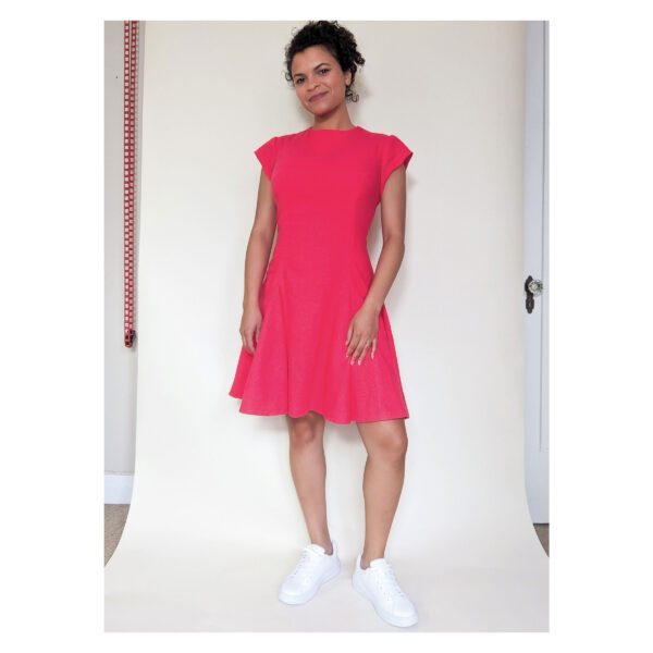 knowME Schnittmuster - ME2091 - schickes Sommerkleid mit Flügelärmeln – Bild 5