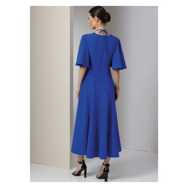 Vogue Schnittmuster - V2025 - Sommerkleid mit Flügelärmel – Bild 5