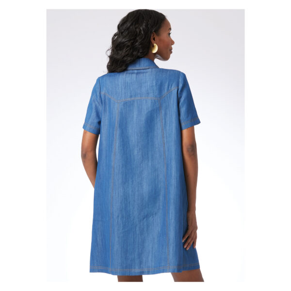 McCalls Schnittmuster M8508 - schlichtes, kurzes Blusenkleid – Bild 6