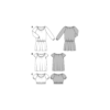 Burda Style Schnittmuster - Bluse - Kleid - Carmenbluse & Carmenkleid - Nr. 6684 – Bild 5