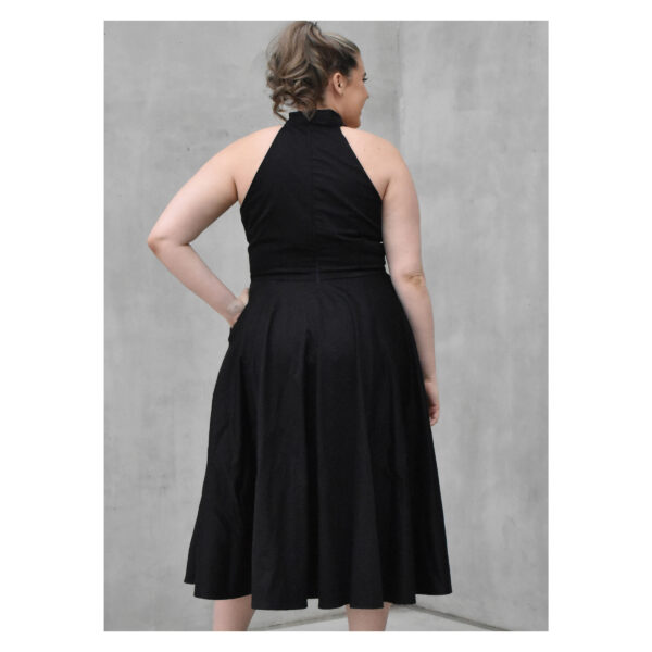 knowME Schnittmuster - ME2085 - schulterfreies Kleid mit raffiniertem Ausschnitt – Bild 7