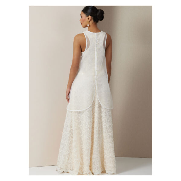 Vogue Schnittmuster - V2027 - ausgefallenes Abendkleid, Godetfalten – Bild 6