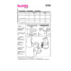 Burda Style Schnittmuster Nr. 5759 - Accessoires - Haube - Muff - Handschuhe – Bild 10