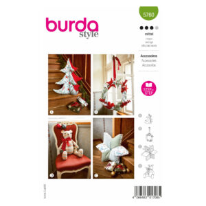 Burda Style Schnittmuster Nr. 5760 - Weihnachtsaccessoires - Weihnachtsdeko