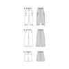 Burda Easy Schnittmuster Nr. 5761 - Hose - Cargohose - Marlenehose - Shorts – Bild 10