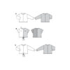 Burda Easy Schnittmuster Nr. 5763 - Shirt - T-Shirt - Knotenshirt - Sweatshirt – Bild 11