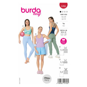 Burda Easy Schnittmuster Nr. 5765 - Oberteil - Shirt - Top