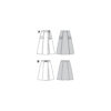 Burda Style Schnittmuster Nr. 5766 - Rock - elegant - glamourös - hohe Taille – Bild 8