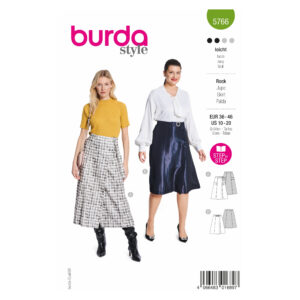 Burda Style Schnittmuster Nr. 5766 - Rock - elegant - glamourös - hohe Taille