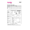 Burda Style Schnittmuster Nr. 5767 - Kleid - Wickeleffekt - Drapee-Effekt – Bild 9