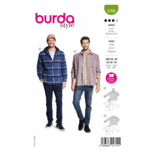 Burda Style Schnittmuster Nr. 5768 - Jacke - Holzfällerjacke - Cardigan