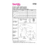 Burda Style Schnittmuster Nr. 5769 - Mantel - Jacke - Cape-Effekt – Bild 9