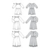 Burda Easy Schnittmuster Nr. 5772 - Kleid - Party-Kleid - Raglanärmel – Bild 9