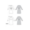 Burda Style Schnittmuster Nr. 5777 - Kleid - V-Ausschnitt - Gürtel - Bindeband – Bild 8