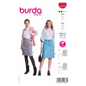 Burda Style Schnittmuster Nr. 5779 - Rock - Bleistiftrock - Cargo-Taschen