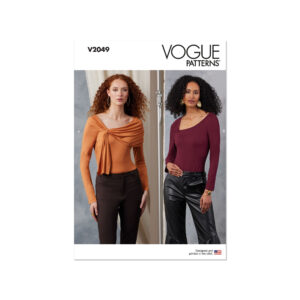 Vogue Schnittmuster - Vintage - V2049 - Damenbody mit ausgefallenem Ausschnitt