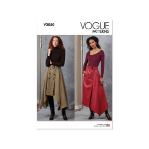 Vogue Schnittmuster - V2050 - ausgefallener Zipfelrock