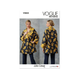 Vogue Schnittmuster - Vintage - V2052 - leicht ausgestellte Damenjacke mit großem Reverskragen
