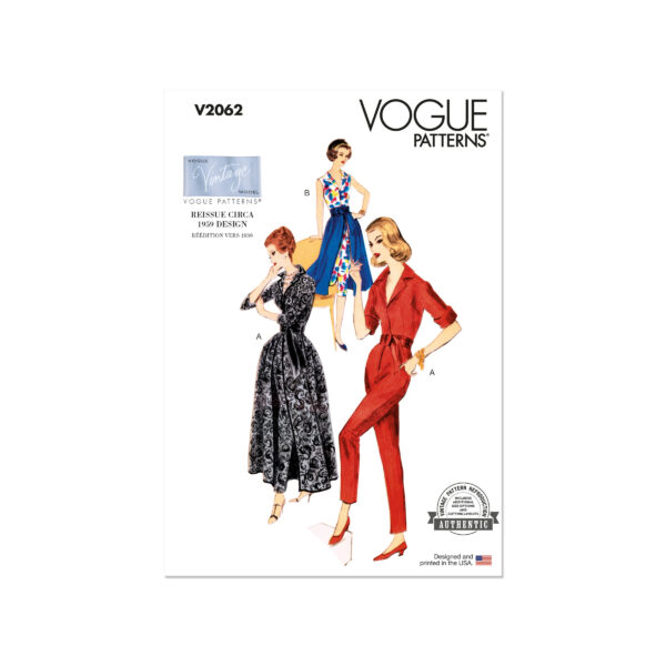 Vogue Schnittmuster - V2062 - Vintage - Overall in Kombination mit einem Rock