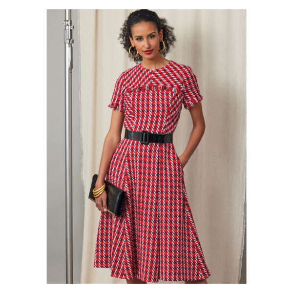 Vogue Schnittmuster - V2046 - schlichtes Kleid mit Glockenrock – Bild 2