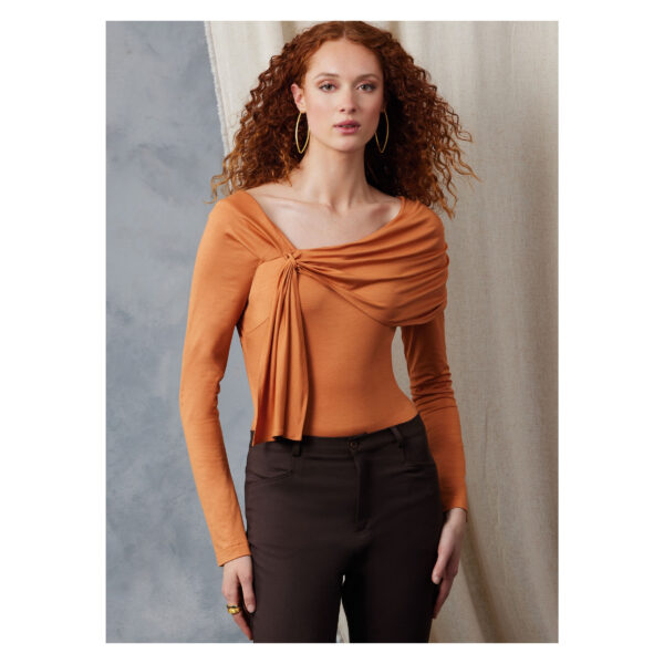 Vogue Schnittmuster - Vintage - V2049 - Damenbody mit ausgefallenem Ausschnitt – Bild 2