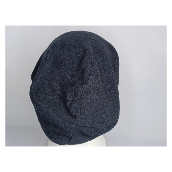 Beanie - Mütze - weicher Strickstoff -  Strick - anthrazit - Bea - anthrazit – Bild 3