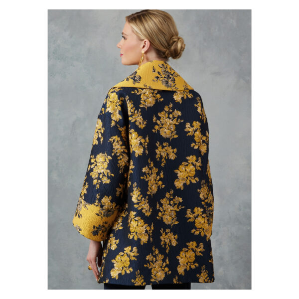 Vogue Schnittmuster - Vintage - V2052 - leicht ausgestellte Damenjacke mit großem Reverskragen – Bild 4