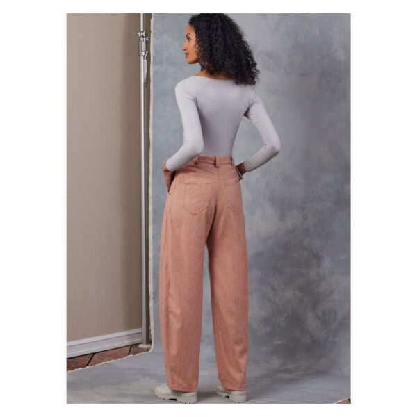 Vogue Schnittmuster V2051 - bequem geschnittene Damenhose, Jeans – Bild 5