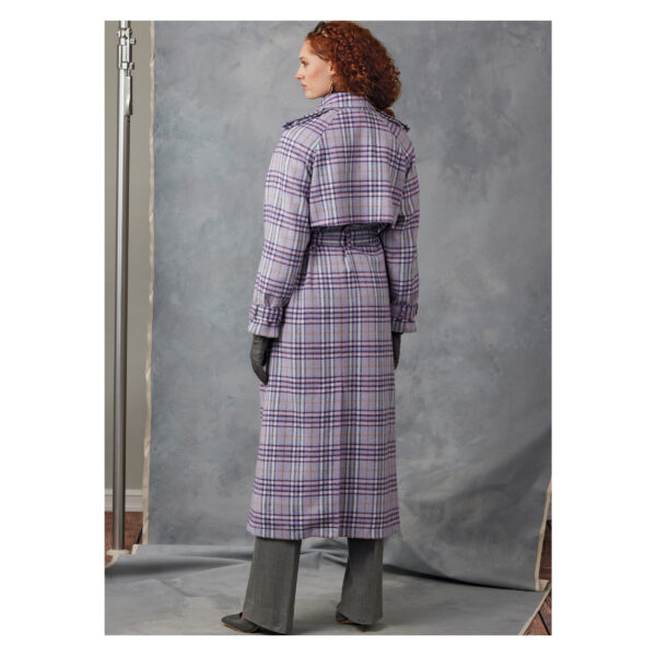 Vogue Schnittmuster - V2055 - Damenmantel im Trenchcoat Stil – Bild 5