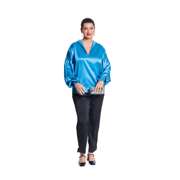 Burda Style Schnittmuster Nr. 5780 - Bluse - Ausschnittschlitz - raffiniert – Bild 4