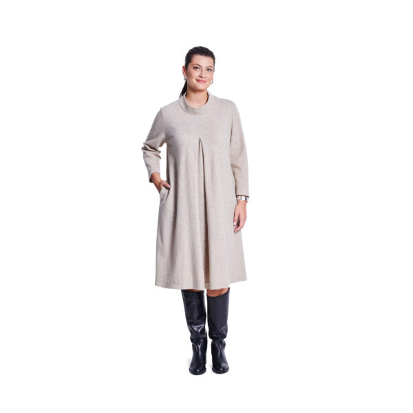 Burda Style Schnittmuster Nr. 5782 - Kleid und Shirt - Stehkragen - Kellerfalte – Bild 2