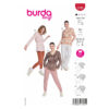 Burda Easy Schnittmuster Nr. 5786 - Shirt - T-Shirt - Longsleeve - elegant