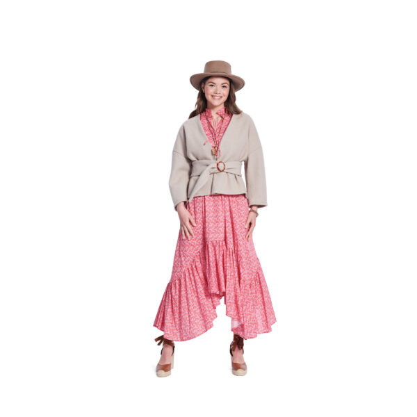 Burda Easy Schnittmuster Nr. 5787 - Jacke und Mantel - Lodenjacke - Lounge Coat – Bild 2