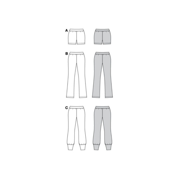 Burda Easy Schnittmuster Nr. 5789 - Hose - Shorts - für jeden Anlass – Bild 9