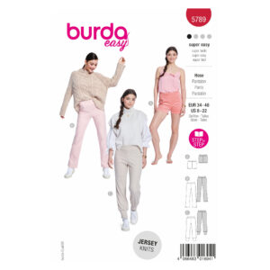Burda Easy Schnittmuster Nr. 5789 - Hose - Shorts - für jeden Anlass