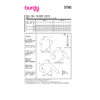 Burda Easy Schnittmuster Nr. 5790 - Pullover - Sweatshirt - Rollkragenpullover – Bild 10