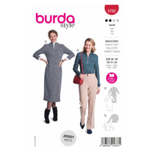 Burda Style Schnittmuster Nr. 5792 - Kleid und Shirt - vielseitig kombinierbar