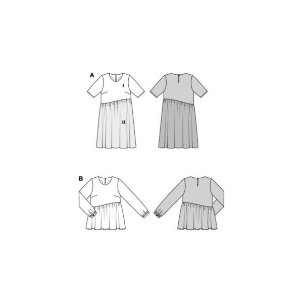 Burda Style Schnittmuster Nr. 5795 - Kleid und Tunika - luftig - locker - lässig – Bild 8