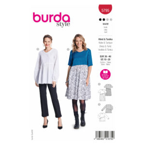Burda Style Schnittmuster Nr. 5795 - Kleid und Tunika - luftig - locker - lässig
