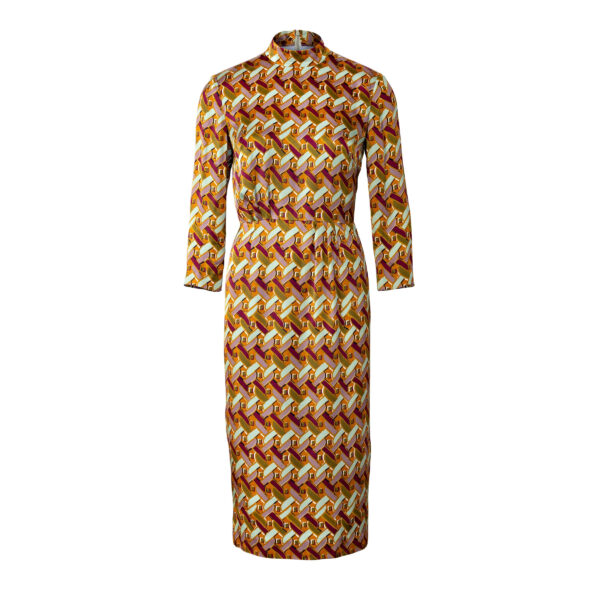 Burda Style Schnittmuster Nr. 5798 - Kleid - 2 Kragen- und Ärmelvarianten – Bild 3