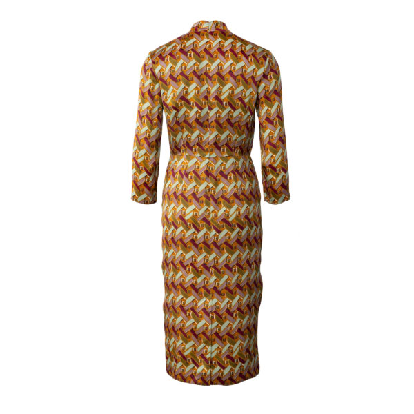 Burda Style Schnittmuster Nr. 5798 - Kleid - 2 Kragen- und Ärmelvarianten – Bild 4