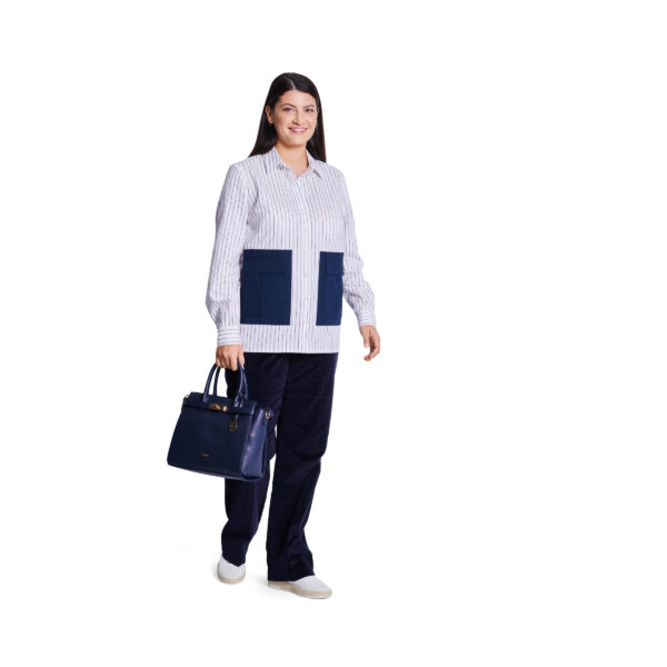 Burda Style Schnittmuster Nr. 5800 - Bluse - Longshirt - Tunika - Cargo-Taschen – Bild 5