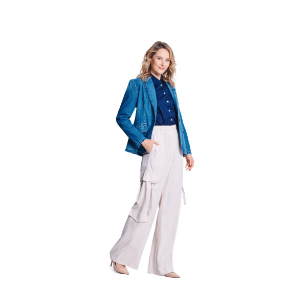 Burda Style Schnittmuster Nr. 5801 - Hose - Gummibund - 3 Varianten – Bild 3