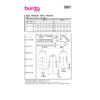 Burda Style Schnittmuster Nr. 5801 - Hose - Gummibund - 3 Varianten – Bild 9