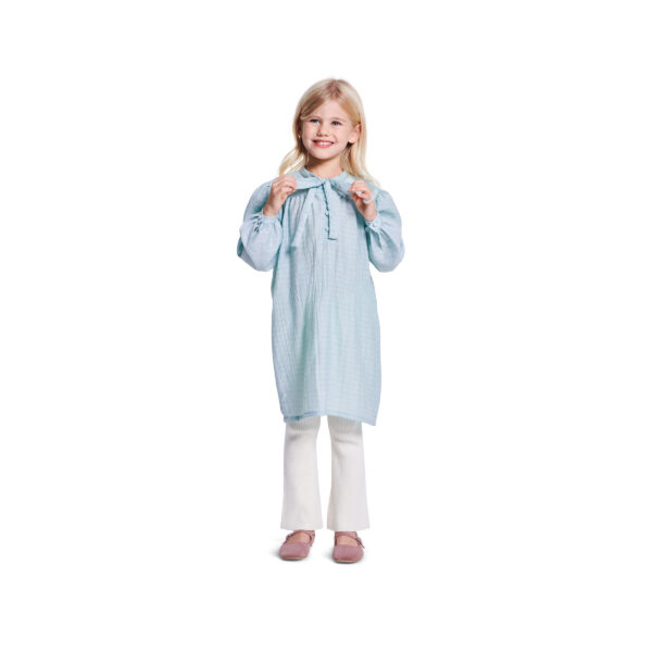 Burda Kids Schnittmuster Nr. 9216 - Kleid und Bluse - Bubikragen - Schleife – Bild 2